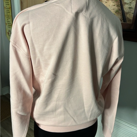 G-Star RAW logo Light Pink Crew Neck Sweater - Picture 4 of 5